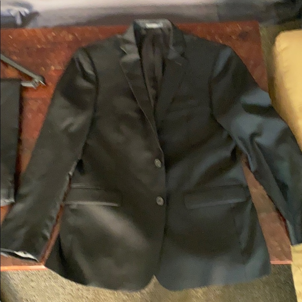 Calvin Klein slim fit suit jacket, black. 42R